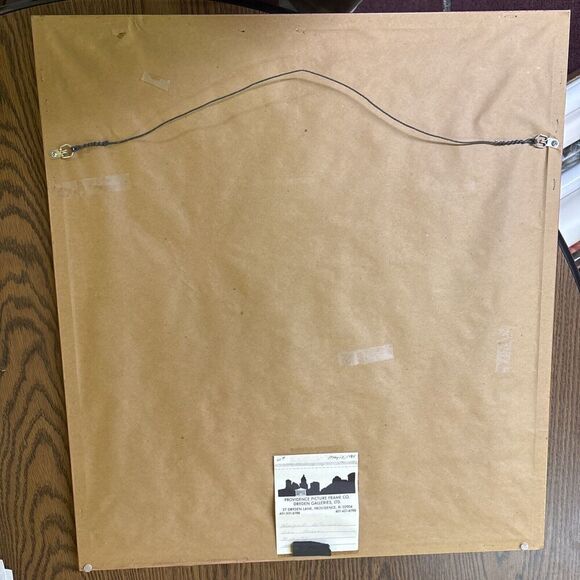 John Philip Hagen Newport Afternoon Signed Nautical Lithograph Framed 1990 - Picture 9 of 10